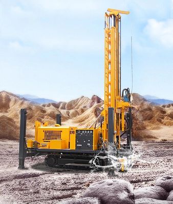 600m 650mm Vrachtwagen zette Waterput op die Rig Yuchai Borehole Drilling Rig tsj-600X70 boren diep Multi - Functie