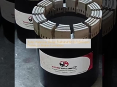 Turbo Waterway Design Diamond Bit voor geoptimaliseerd spoelen in gebroken formaties