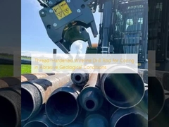 Draadgeharde boorstaaf voor het boren in abrasieve geologische omstandigheden