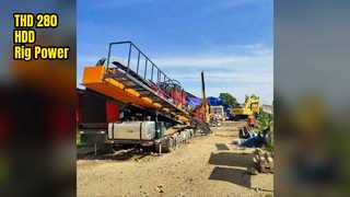 THD-280 HDD Rig Grote diameter sleufloze projecten